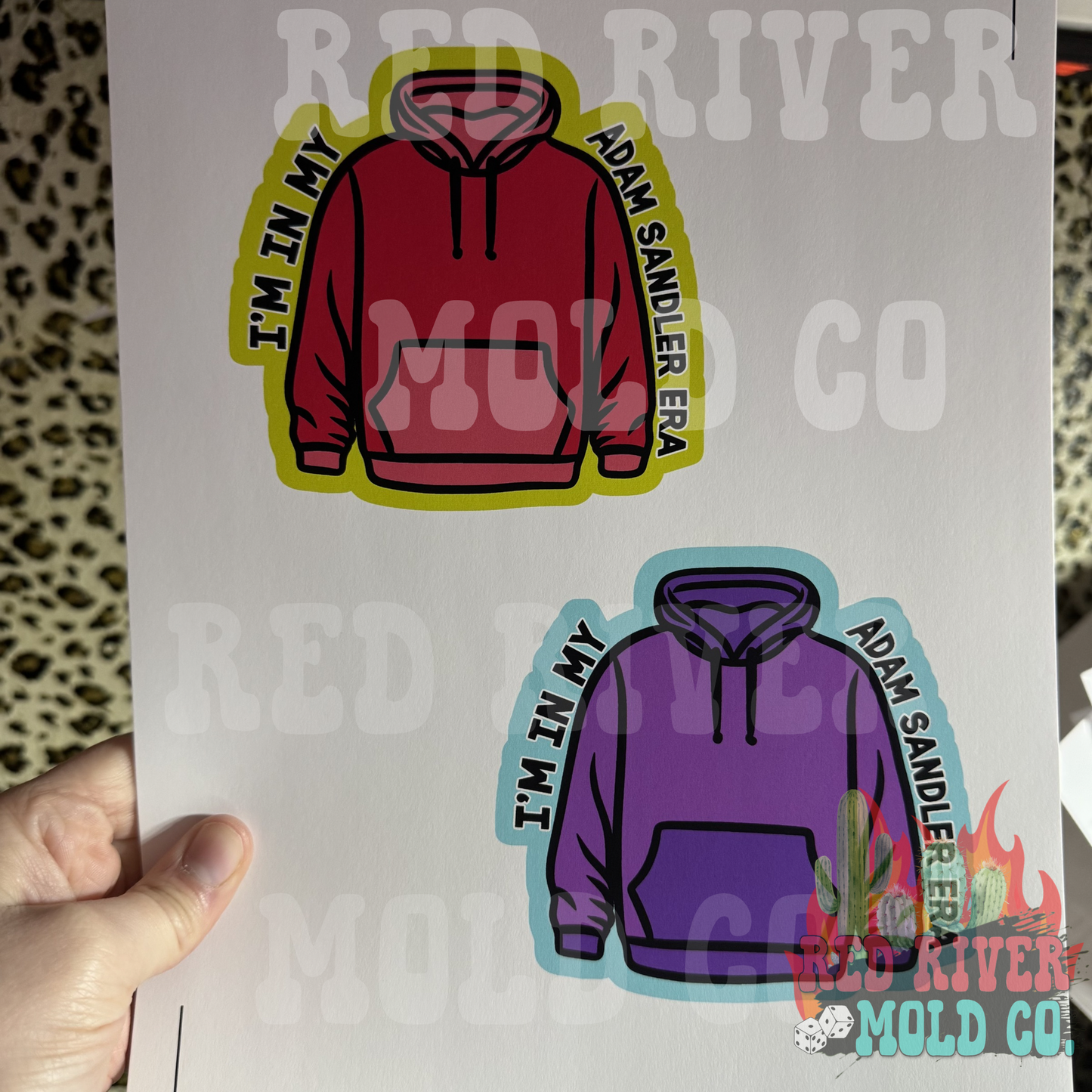 Whimsical Wiffs I'm in my adam sandler era cardstock grab bag