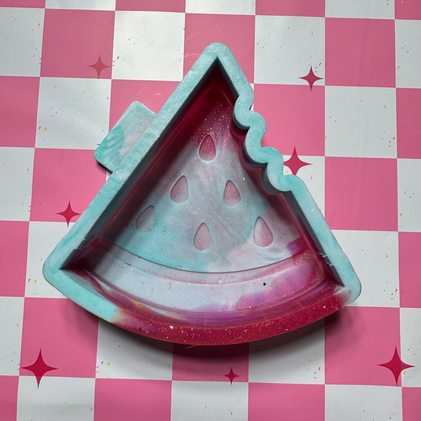 Watermelon Slice Destash Silicone Freshie Mold