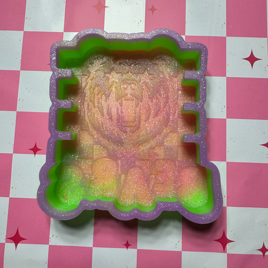 Checkered Star eyes Bears B-Grade Silicone Freshie Mold