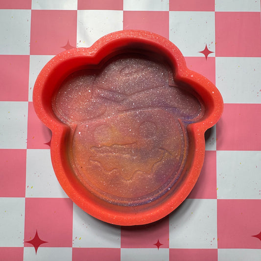 Snow man with a cowboy hat Destash Silicone Freshie Mold