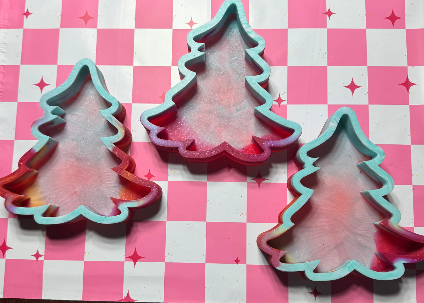 Blank Christmas Tree Destash Silicone Freshie Mold