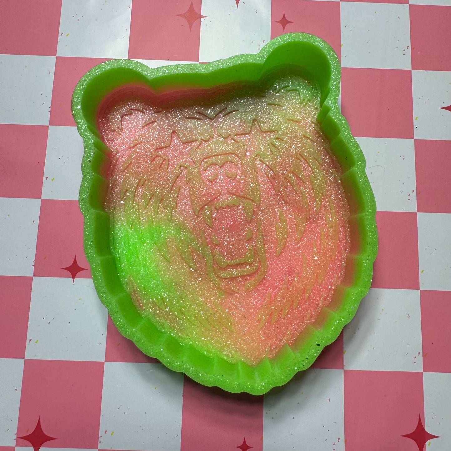 Star eyes Bears B-Grade Silicone Freshie Mold