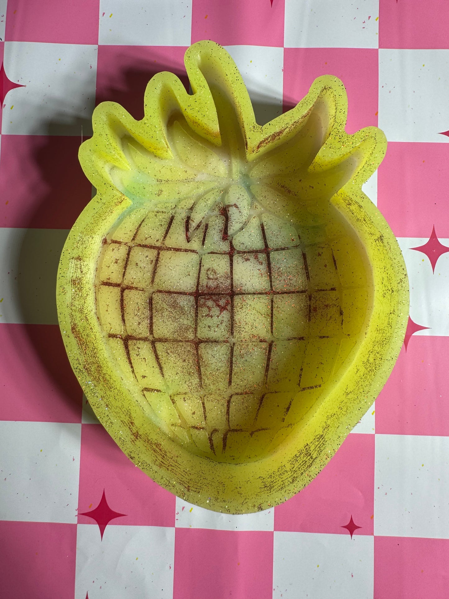 Disco Strawberry Destash Silicone Freshie Mold