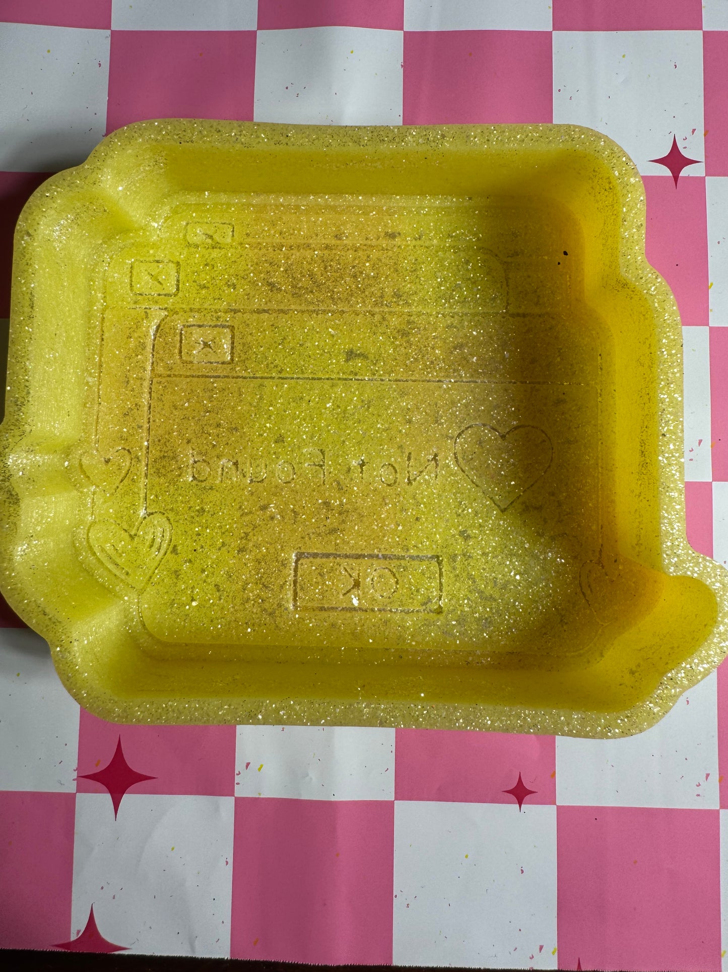 Valentine Not Found Destash Silicone Freshie Mold