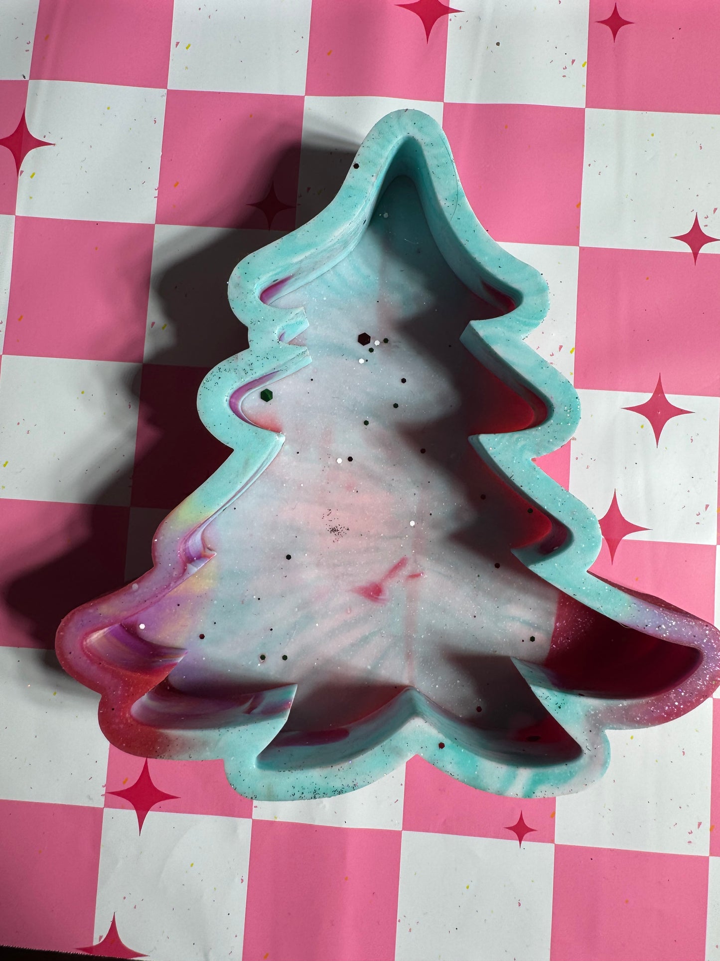 Blank Christmas Tree Destash Silicone Freshie Mold