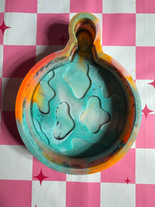 Cowprint Ornament Destash Silicone Freshie Mold