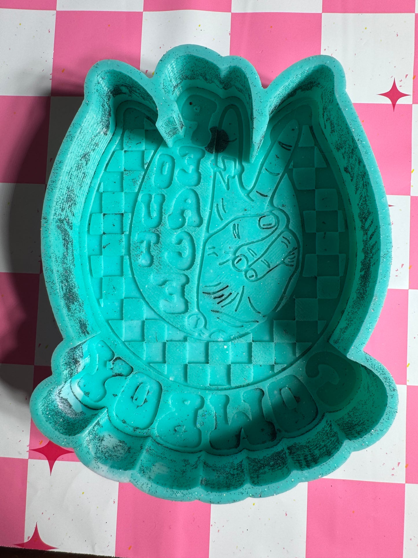 Peace out cowboy Destash Silicone Freshie Mold