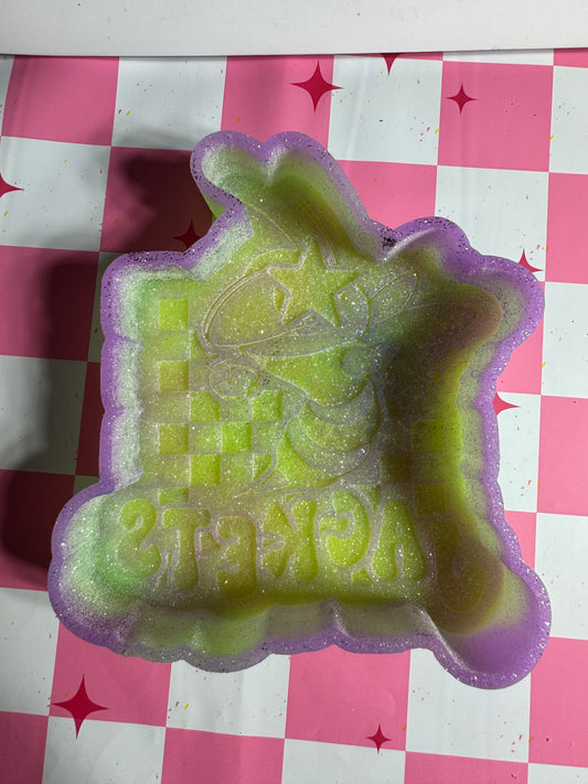 Checkered star eye jackets B-Grade Silicone Freshie Mold