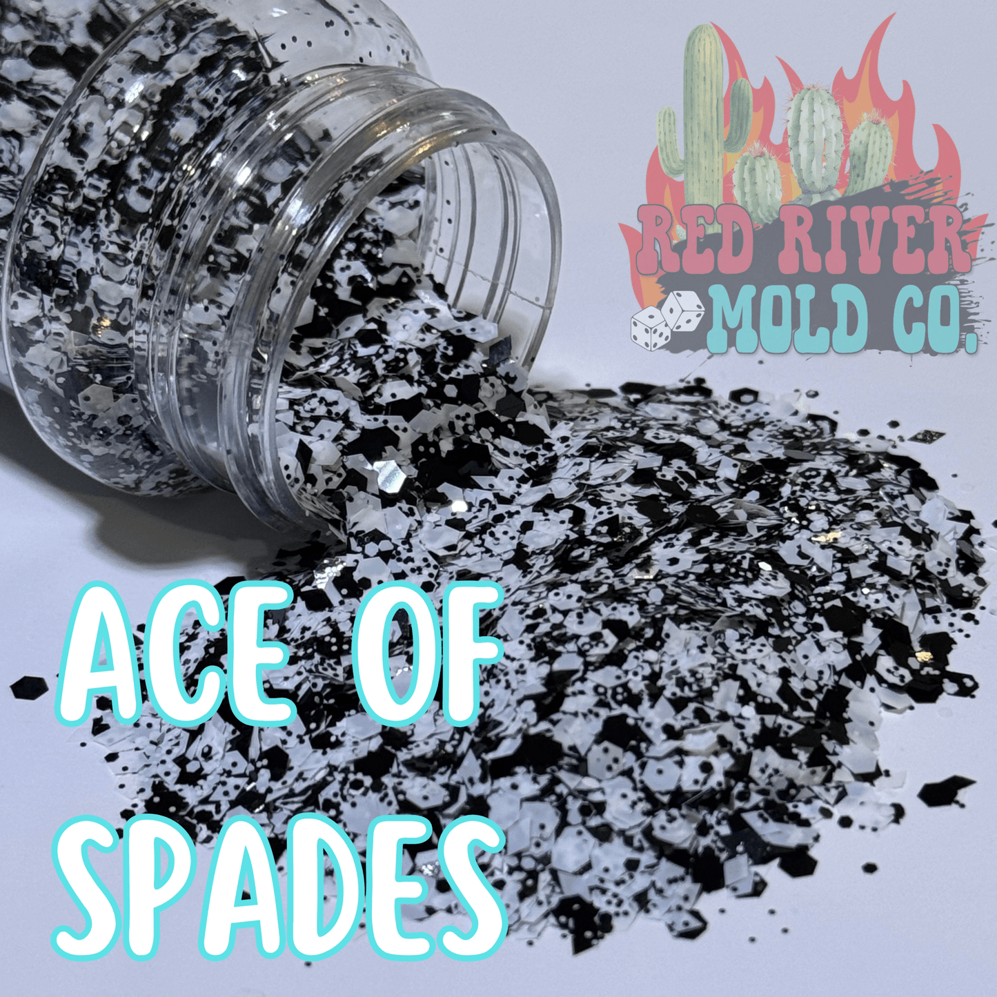 Ace Of Spades Premium Chunky Glitter (Metallic) - Red River Mold Co