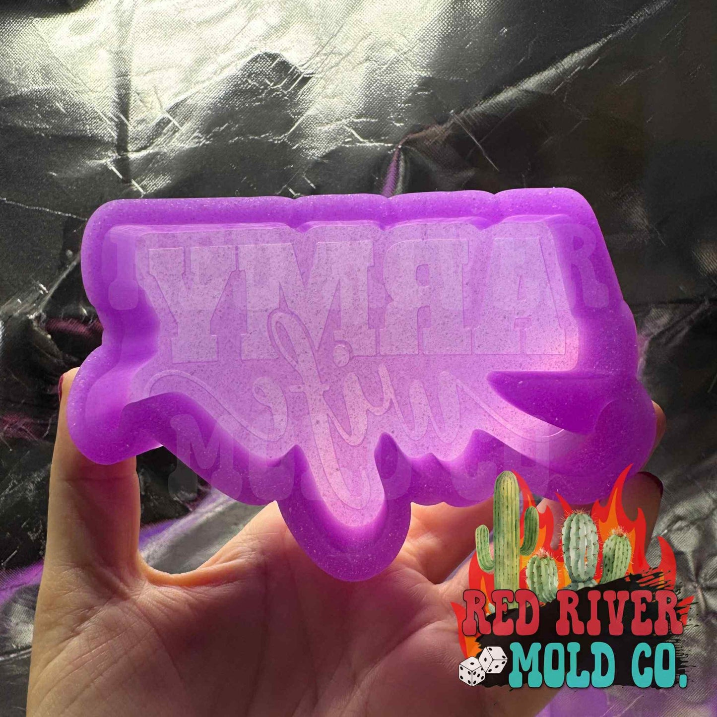 Army Wife Silicone Freshie Mold - Red River Mold Co