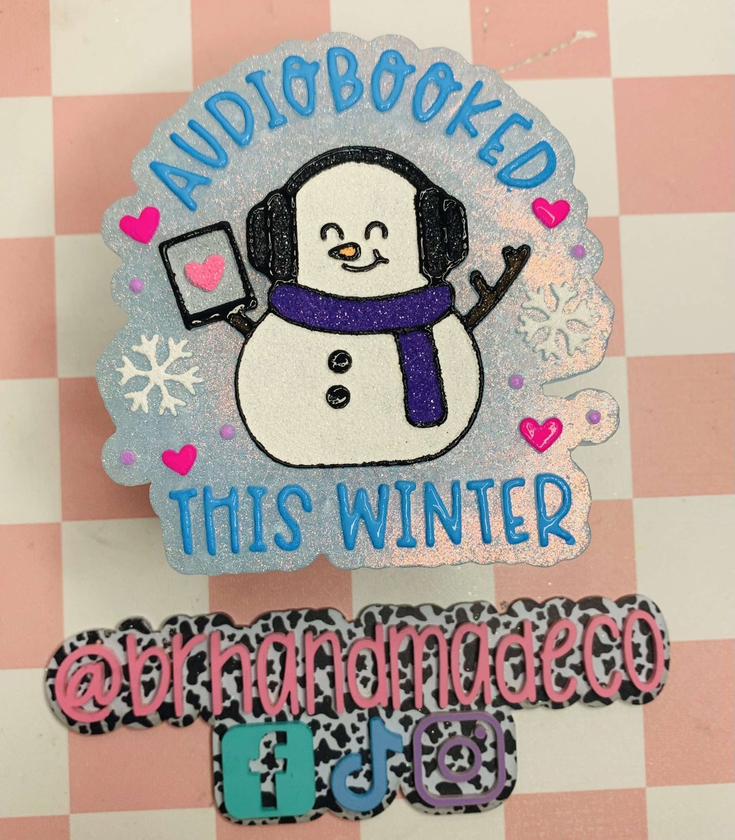 Audio booked This Winter Snowman Silicone Freshie Mold - Red River Mold Co