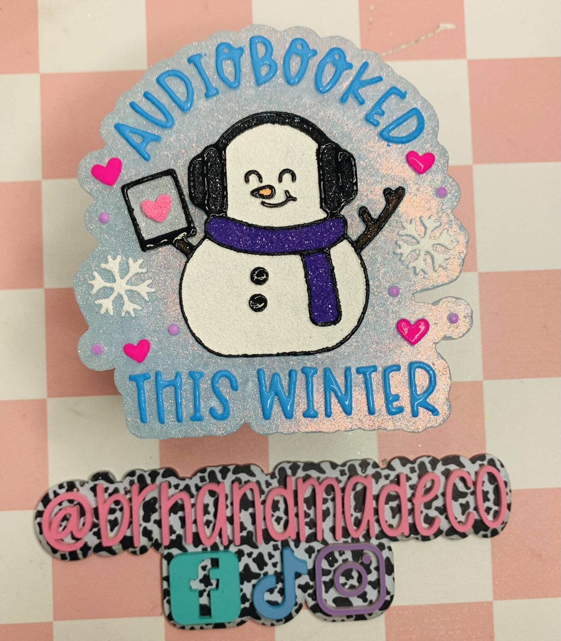 Audio booked This Winter Snowman Silicone Freshie Mold - Red River Mold Co