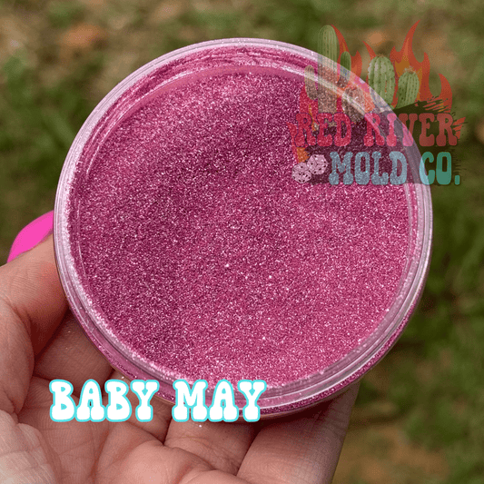 Baby May Premium Ultra Fine Glitter Dust (1/256) Metallic - Red River Mold Co