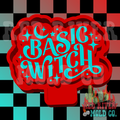 Basic Witch Silicone Freshie Mold - Red River Mold Co