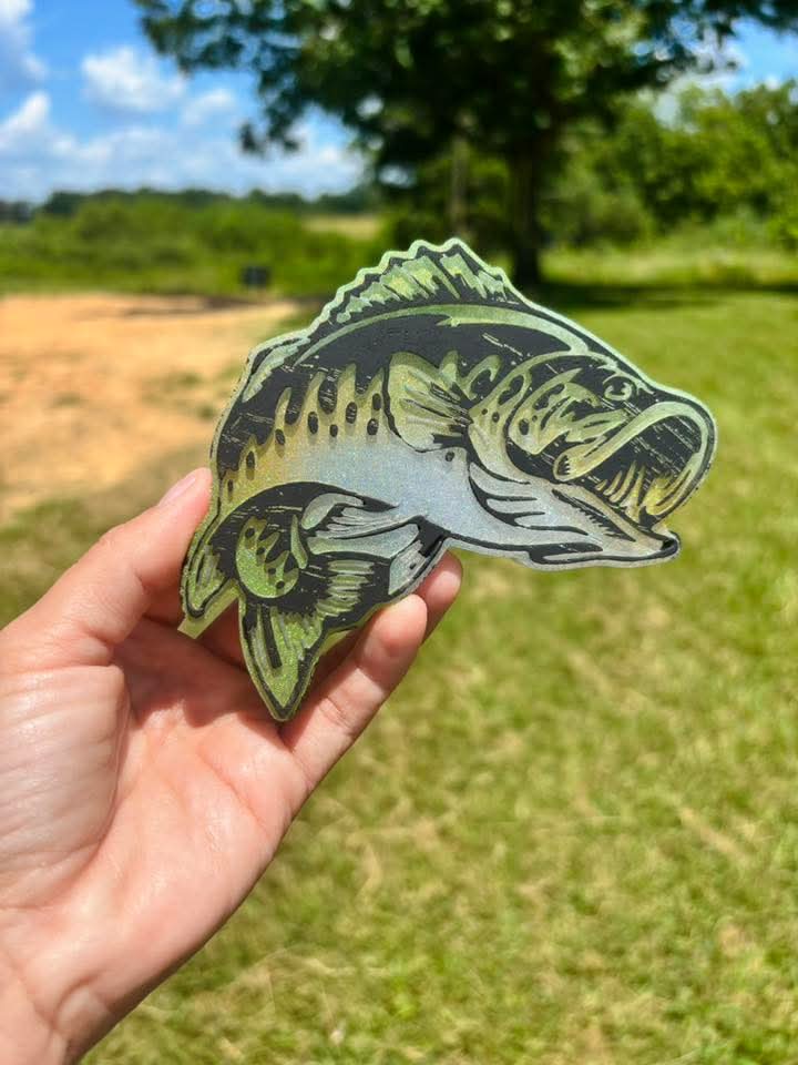 Bass Fish Silicone Freshie Mold - Red River Mold Co