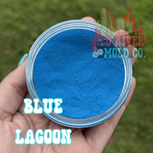 Blue Lagoon Premium Ultra Fine Glitter Dust (1/500) Neon Translucent - Red River Mold Co