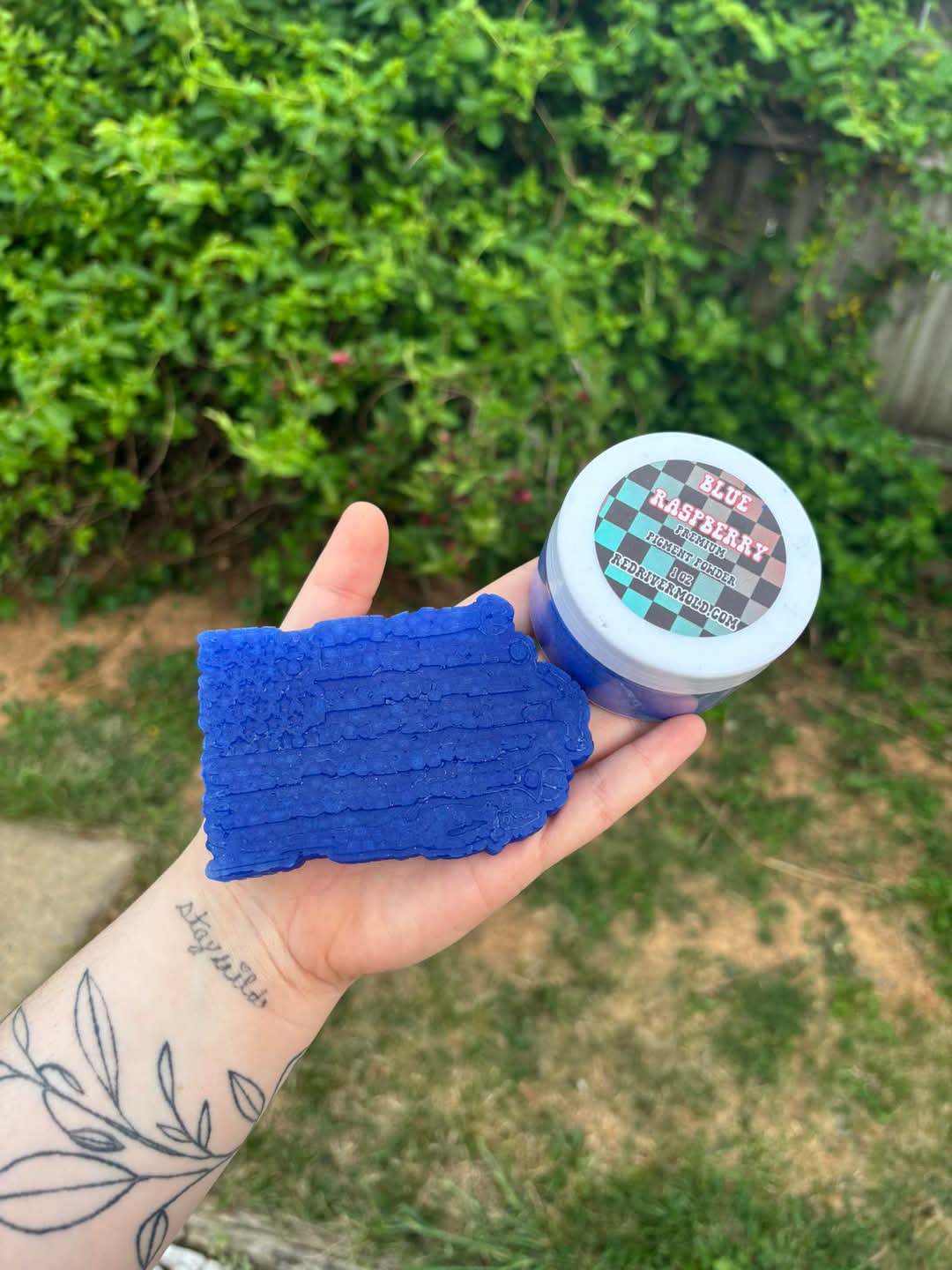 Blue Raspberry Premium Pigment Powder - Red River Mold Co