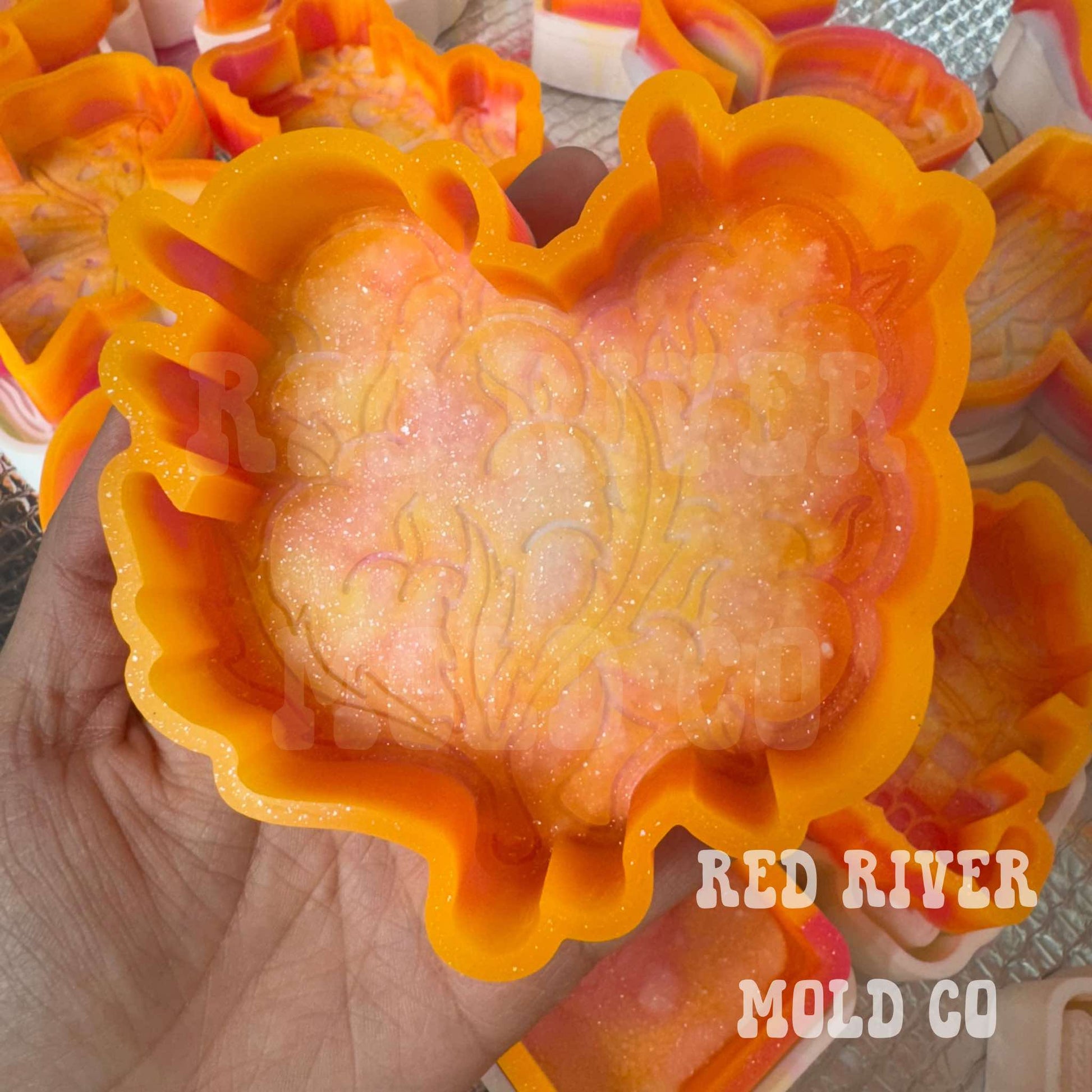 Buds Flower Silicone Freshie Mold - Red River Mold Co