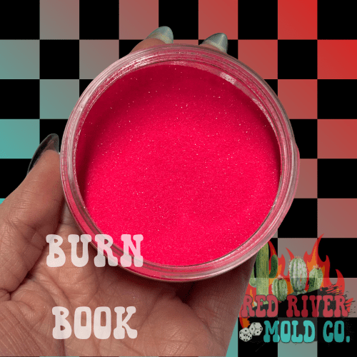 Burn Book Premium Ultra Fine Glitter Dust (1/256) Neon Translucent - Red River Mold Co