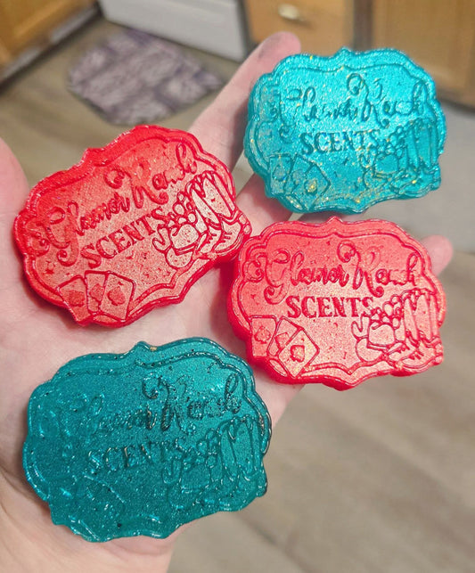 Business Logo/branding Custom Silicone Freshie Mold (read description) - Red River Mold Co