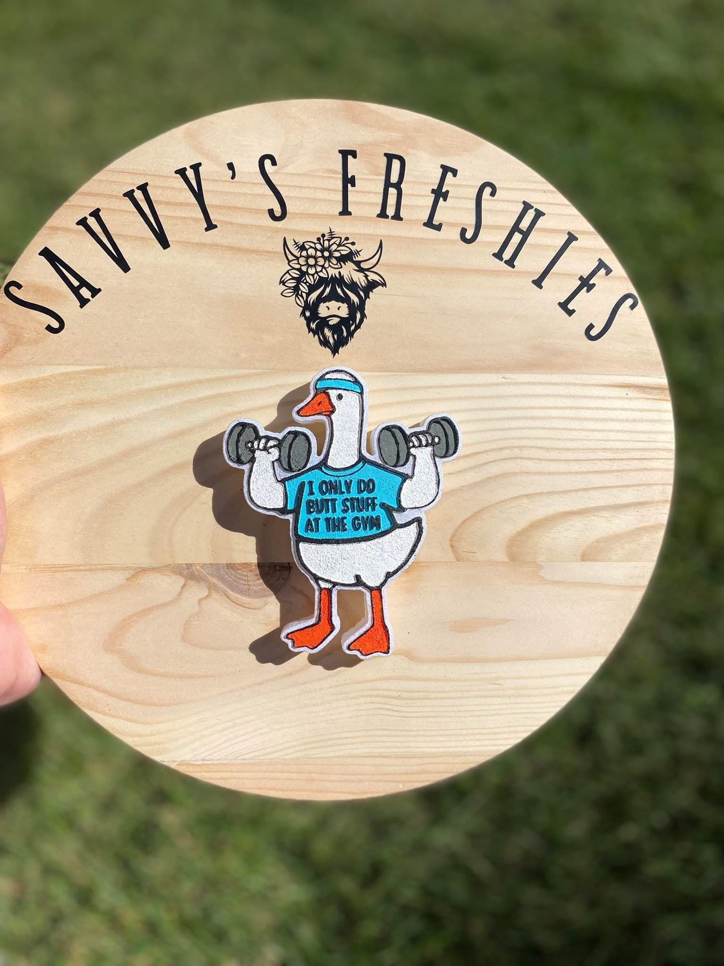 Butt Stuff Gym Goose Silicone Freshie Mold - Red River Mold Co