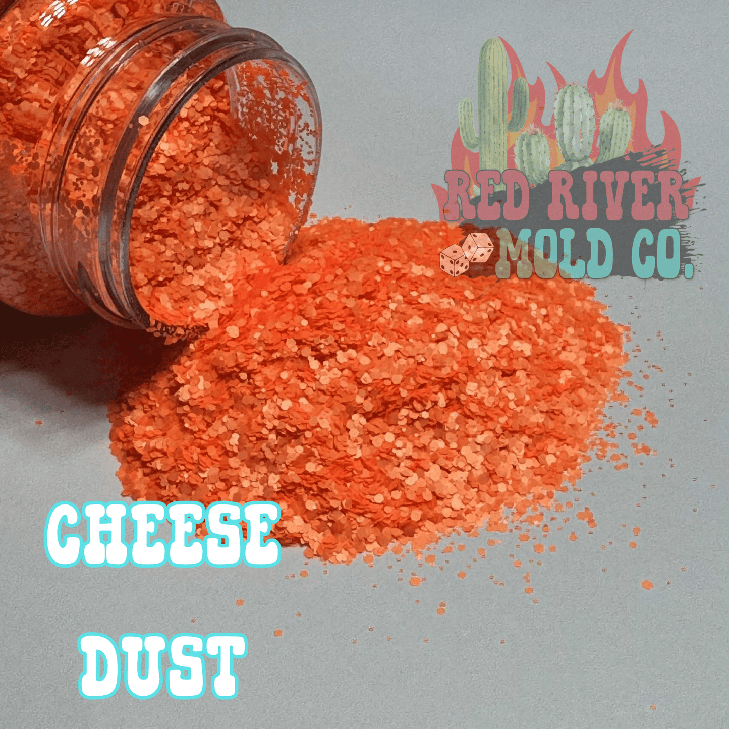 Cheese Dust Premium Mini Chunky Glitter (Matte) - Red River Mold Co