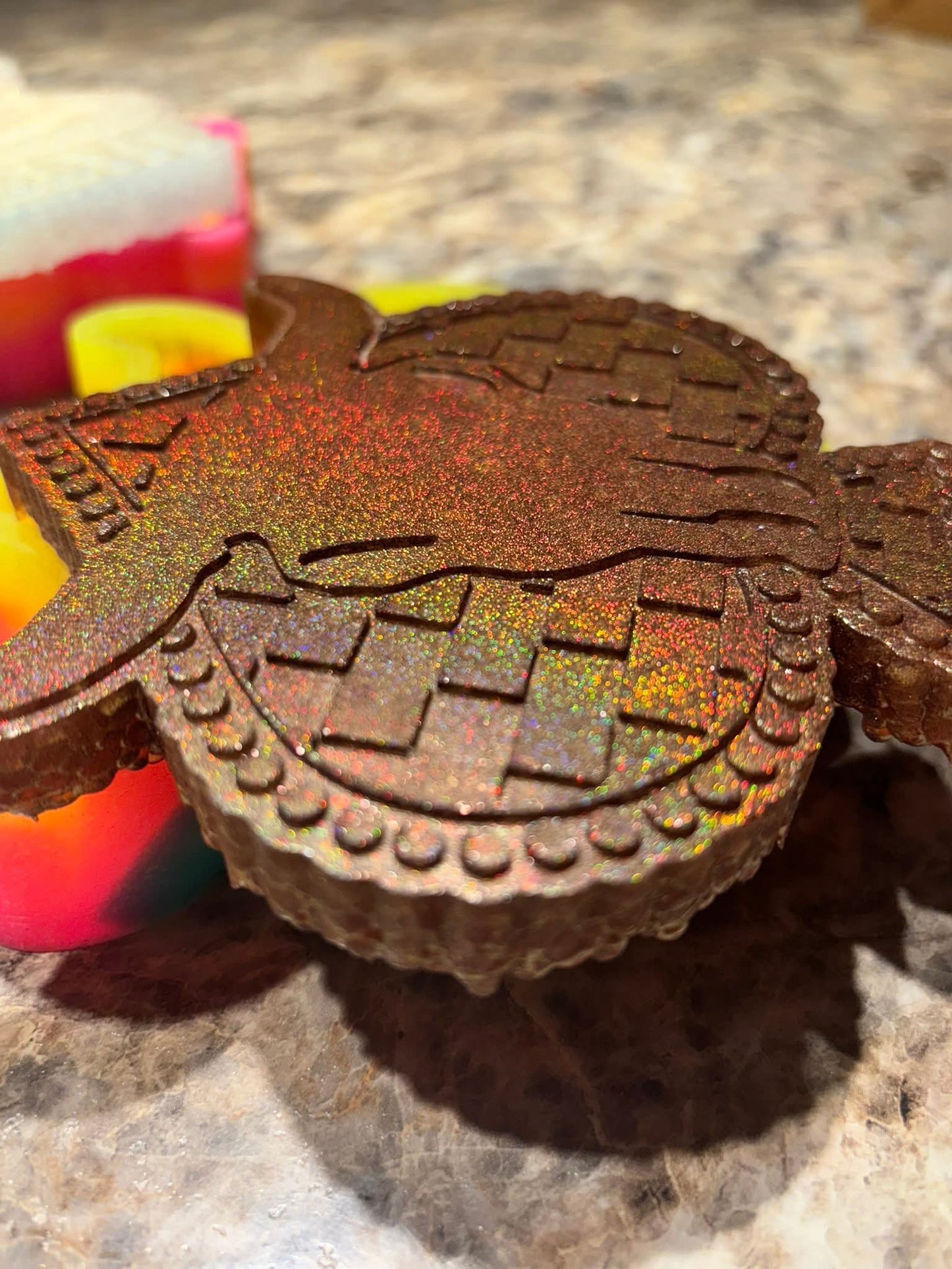 Cherry Cola Premium Ultra Fine Glitter Dust (1/500) Holographic - Red River Mold Co