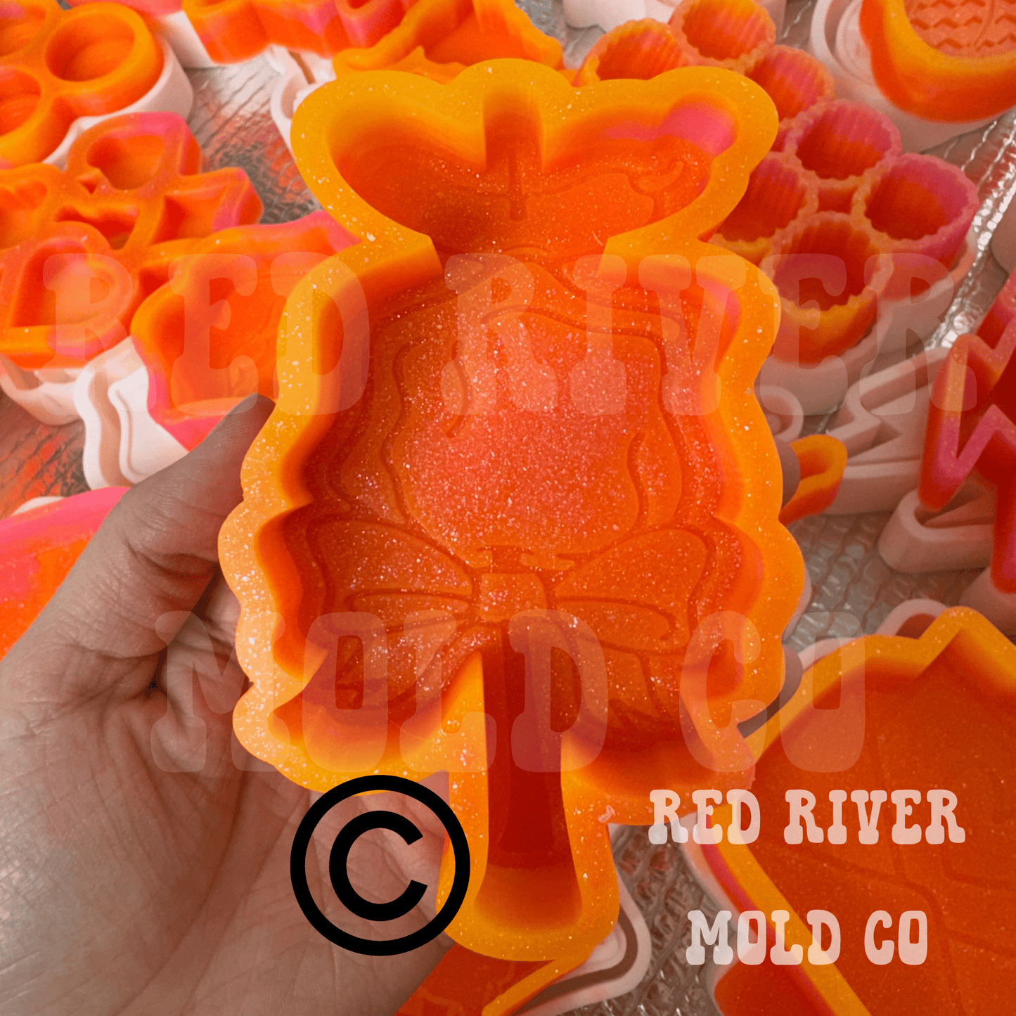 Chicken On A Stick Silicone Freshie Mold RRMC Exclusive - Red River Mold Co