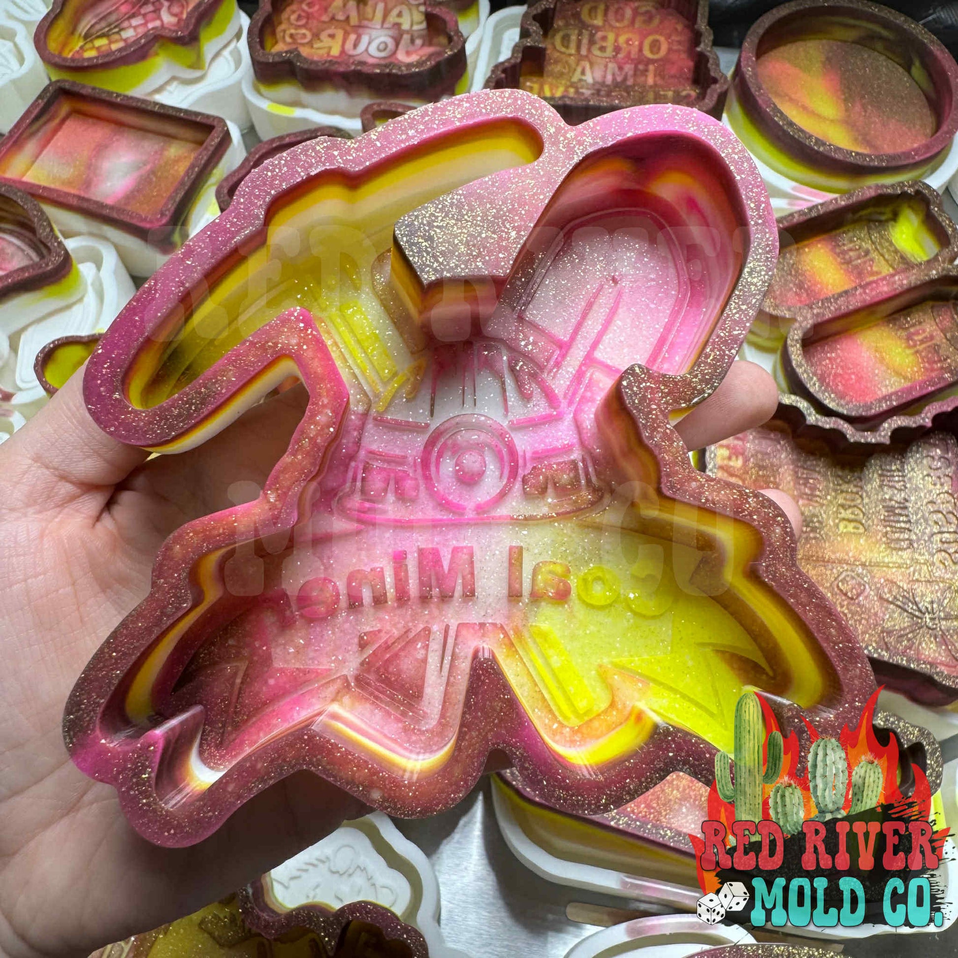 Coal Miner Silicone Freshie Mold - Red River Mold Co