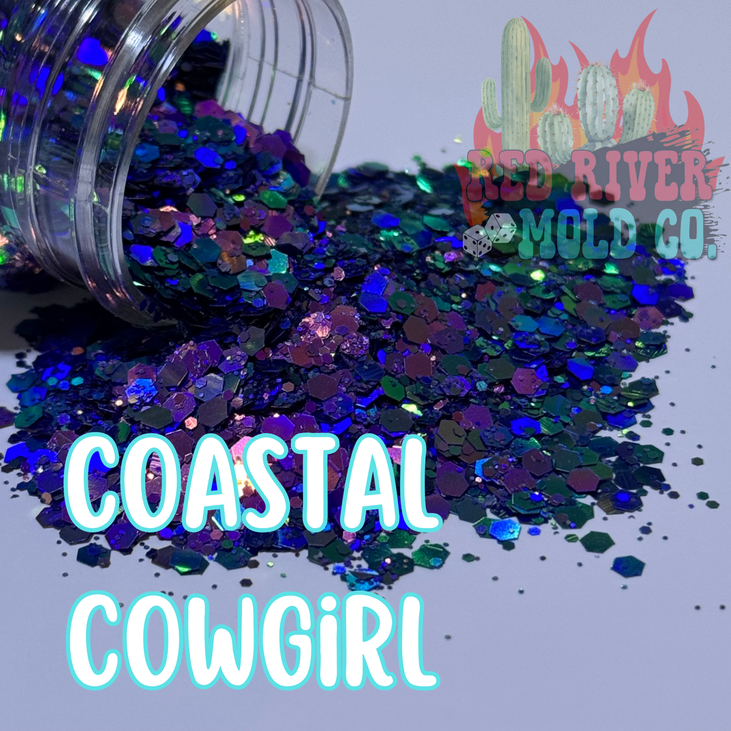 Coastal Cowgirl Premium Chunky Glitter (Chameleon) - Red River Mold Co