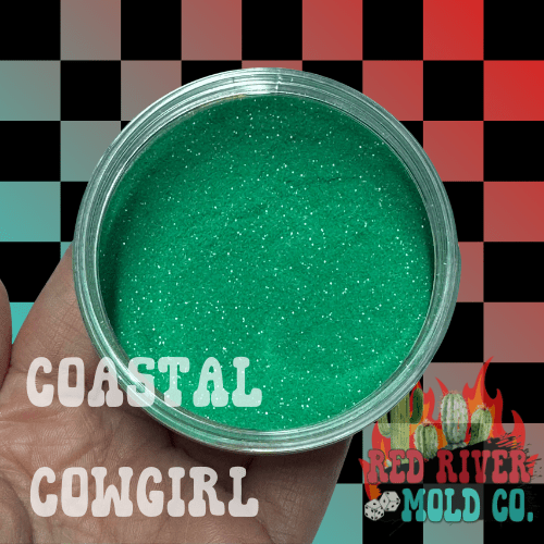 Coastal Cowgirl Premium Ultra Fine Glitter Dust (1/256) Neon Translucent - Red River Mold Co