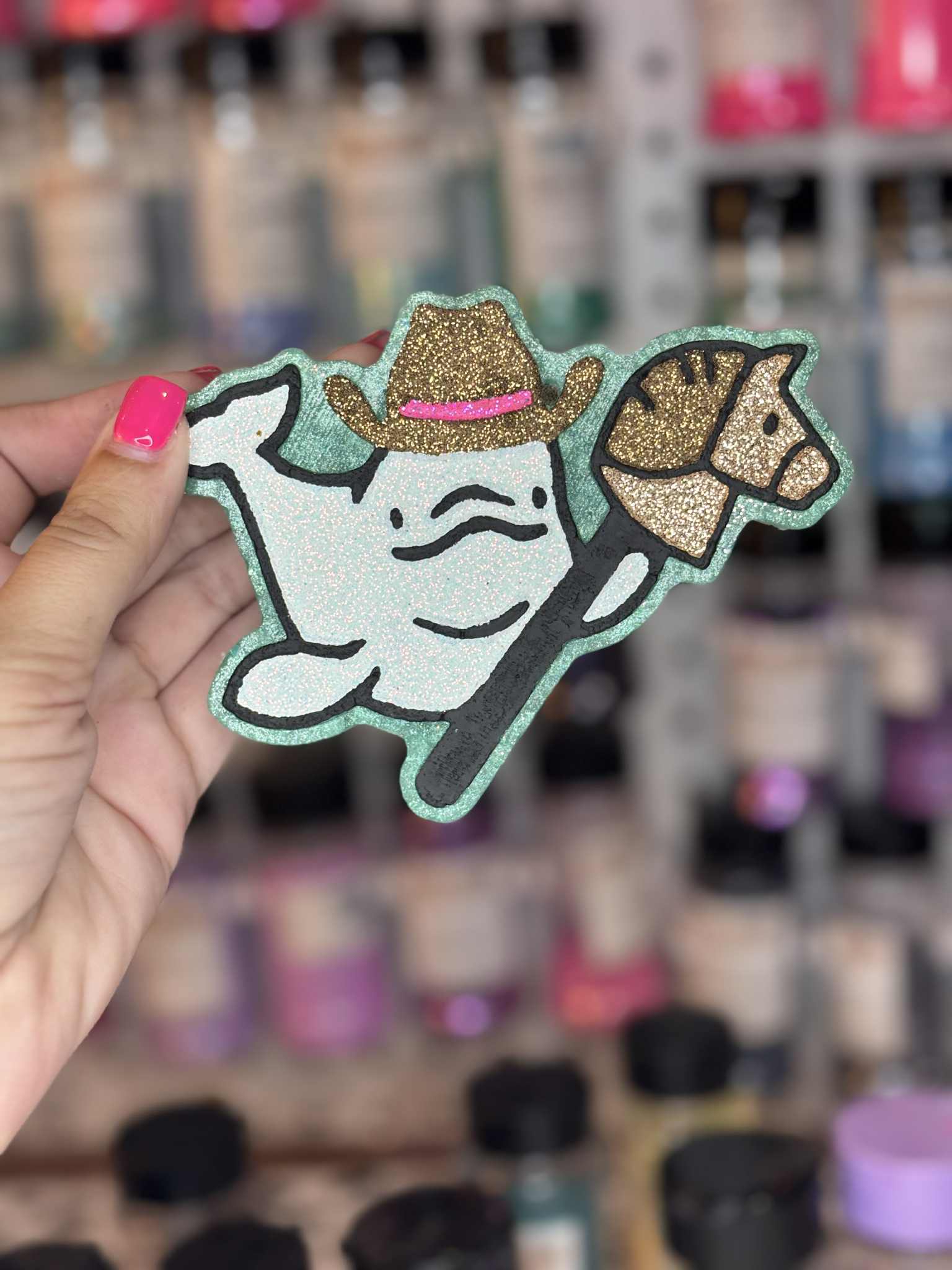 Cowboy Beluga Whale Silicone Freshie Mold (RRMC & Ramblin Darlin & Bossy Boots collab) (Copy) (Copy) - Red River Mold Co