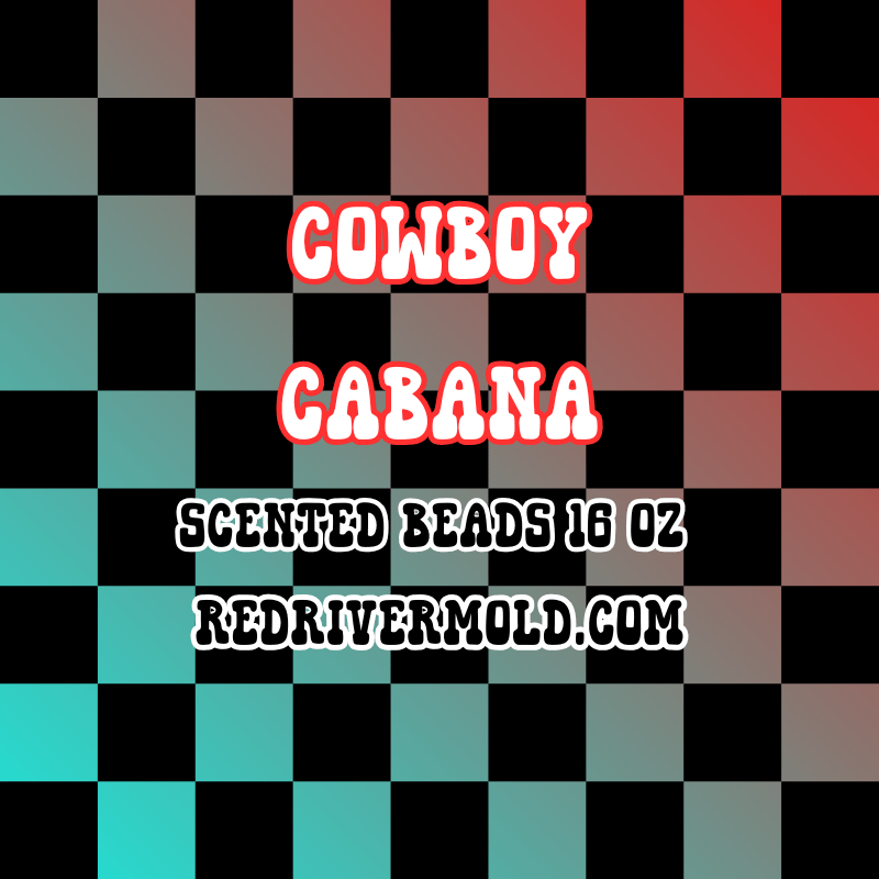 Cowboy Cabana Scented Aroma Beads 16 oz - Red River Mold Co