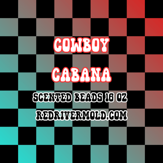 Cowboy Cabana Scented Aroma Beads 16 oz - Red River Mold Co