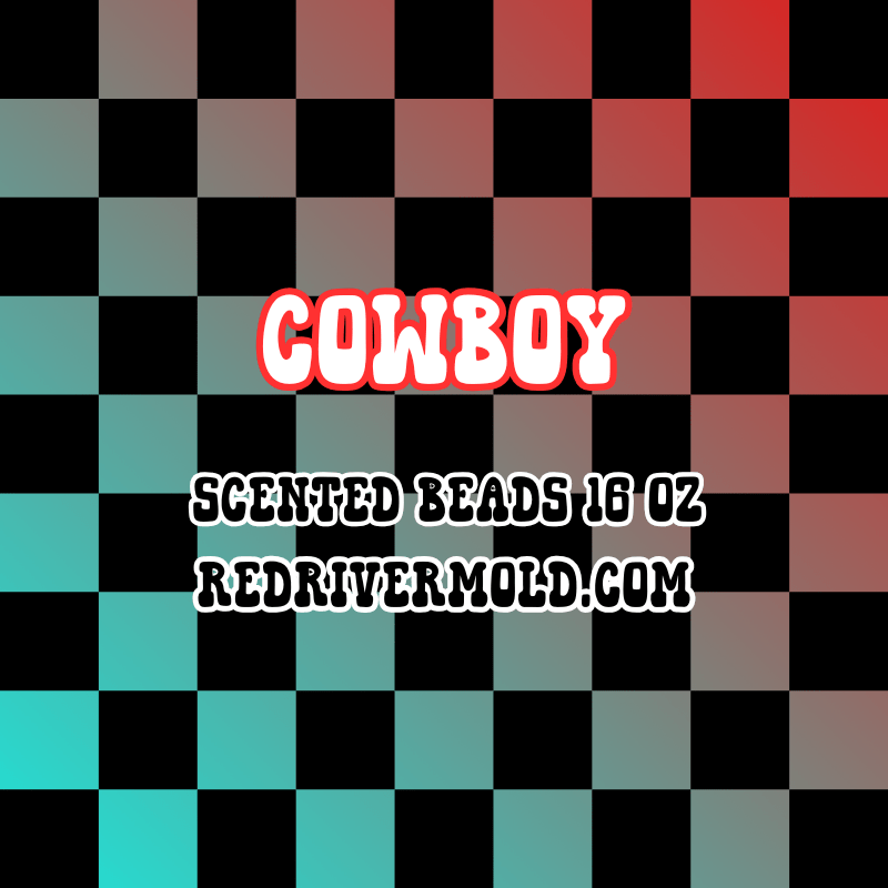 Cowboy Scented Aroma Beads 16 oz - Red River Mold Co