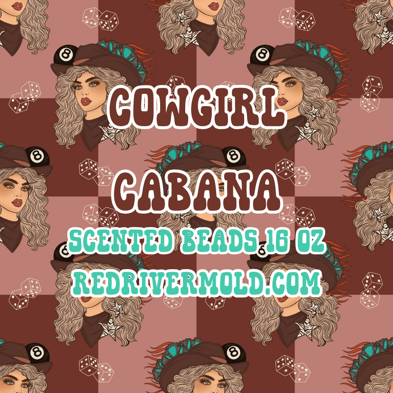Cowgirl Cabana Scented Aroma Beads 16 oz - Red River Mold Co