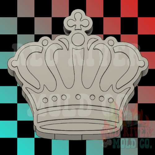 Crown Silicone Freshie Mold - Red River Mold Co
