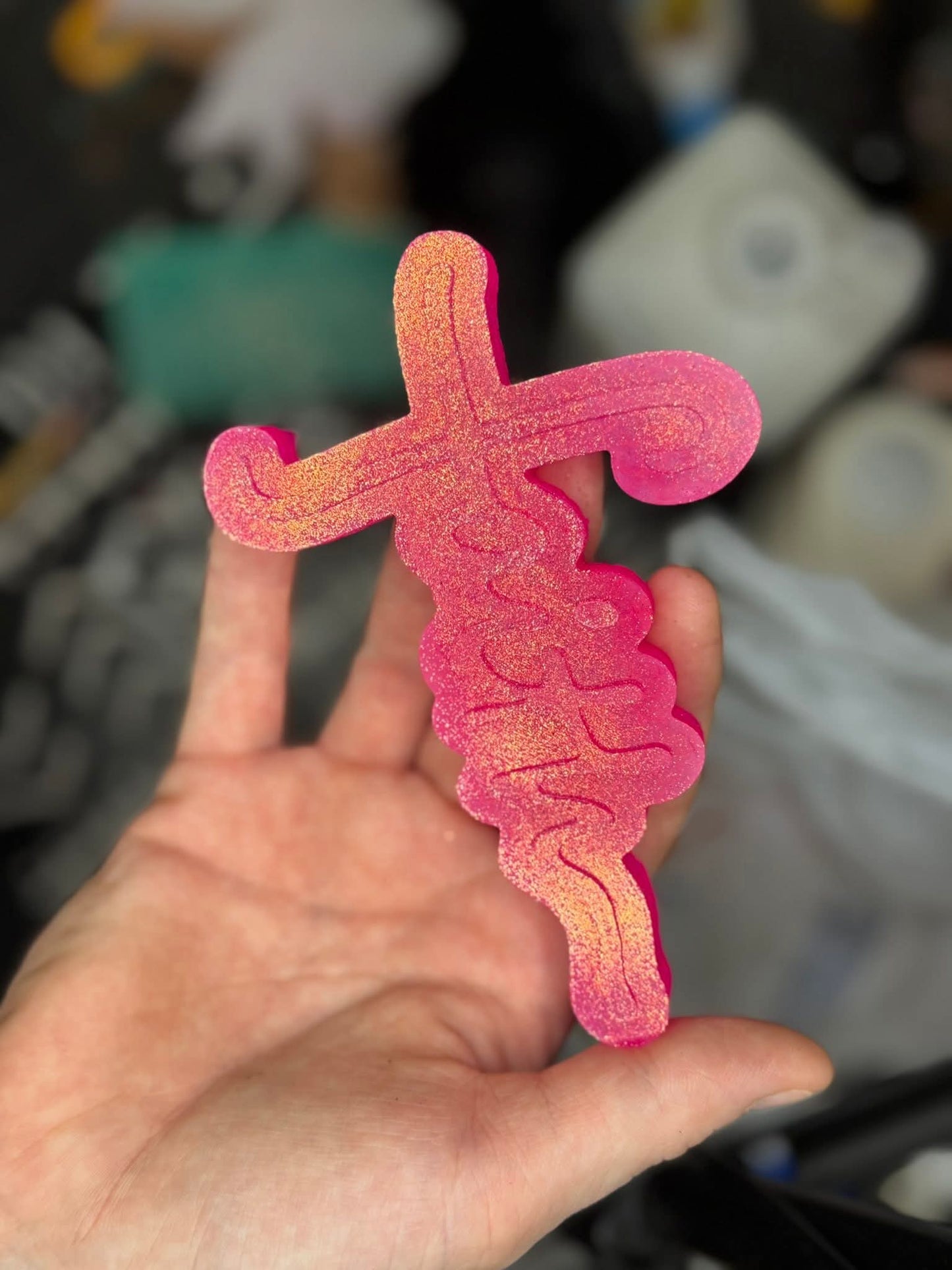 Cursive Faith Silicone Freshie Mold - Red River Mold Co