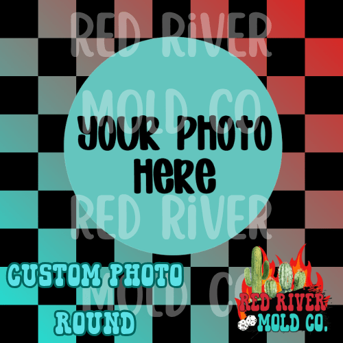 Custom Single Photo Round - Red River Mold Co