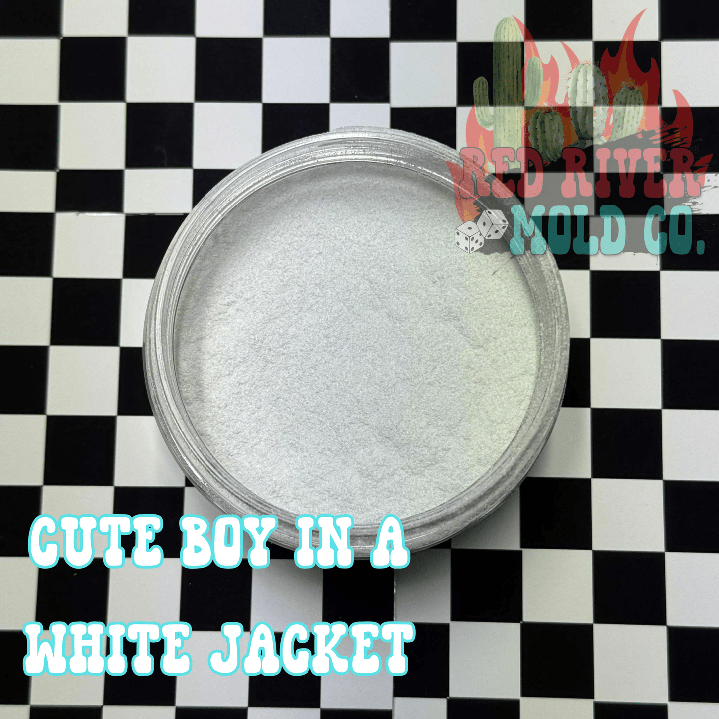 Cute Boy In A White Jacket Premium Ultra Fine Glitter Dust (1/500) Metallic - Red River Mold Co