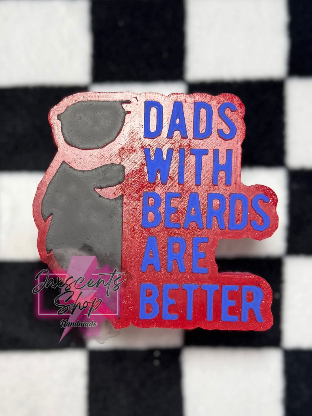 Dad's With Beards Are Better Silicone Freshie Mold - Red River Mold Co