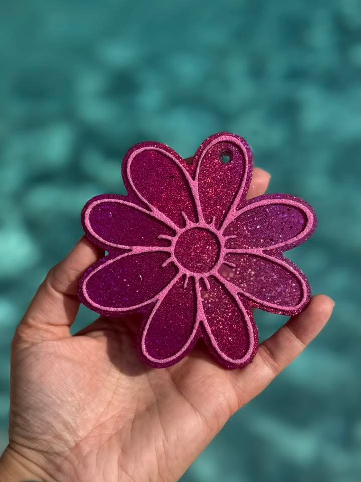 Daisy Flower Silicone Freshie Mold - Red River Mold Co