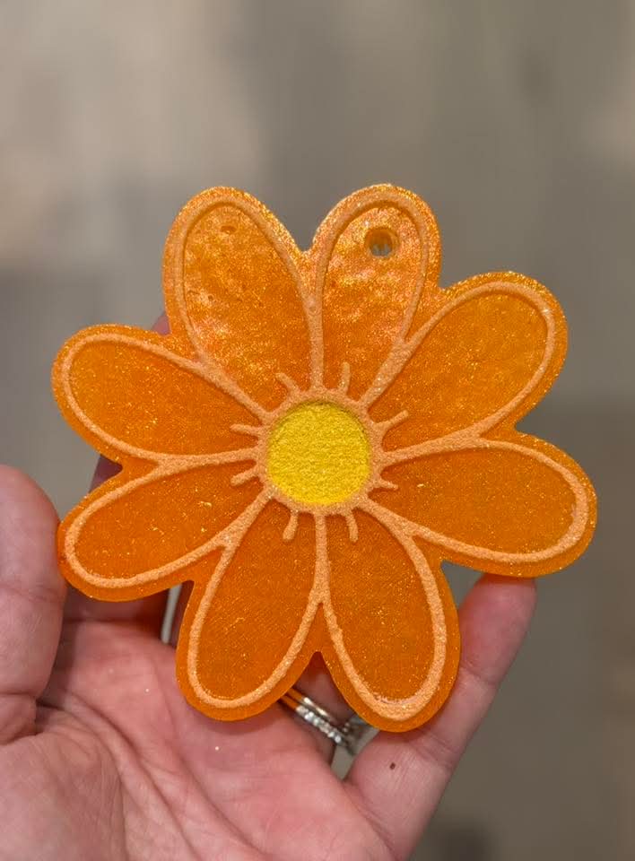 Daisy Flower Silicone Freshie Mold - Red River Mold Co