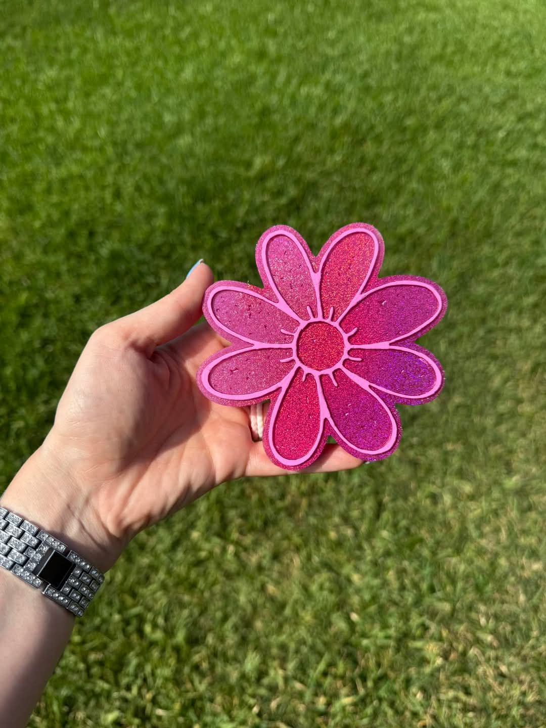 Daisy Flower Silicone Freshie Mold - Red River Mold Co