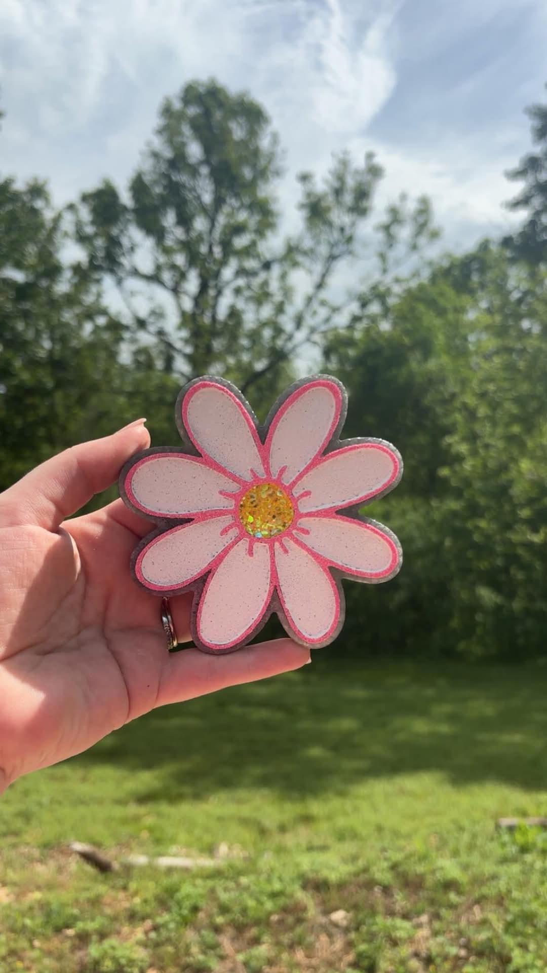 Daisy Flower Silicone Freshie Mold - Red River Mold Co