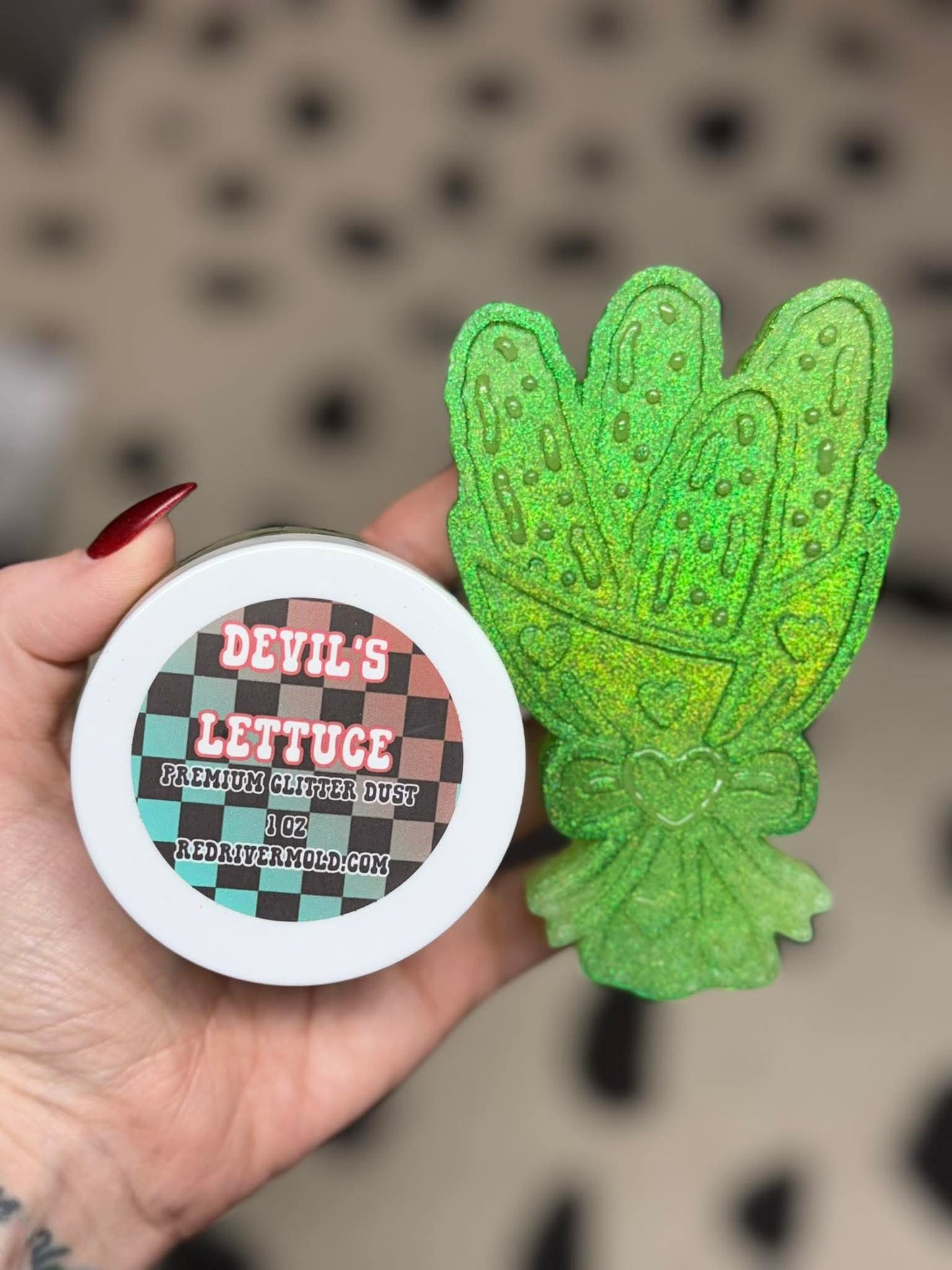 Devil's Lettuce Premium Ultra Fine Glitter Dust (1/360) Holographic - Red River Mold Co