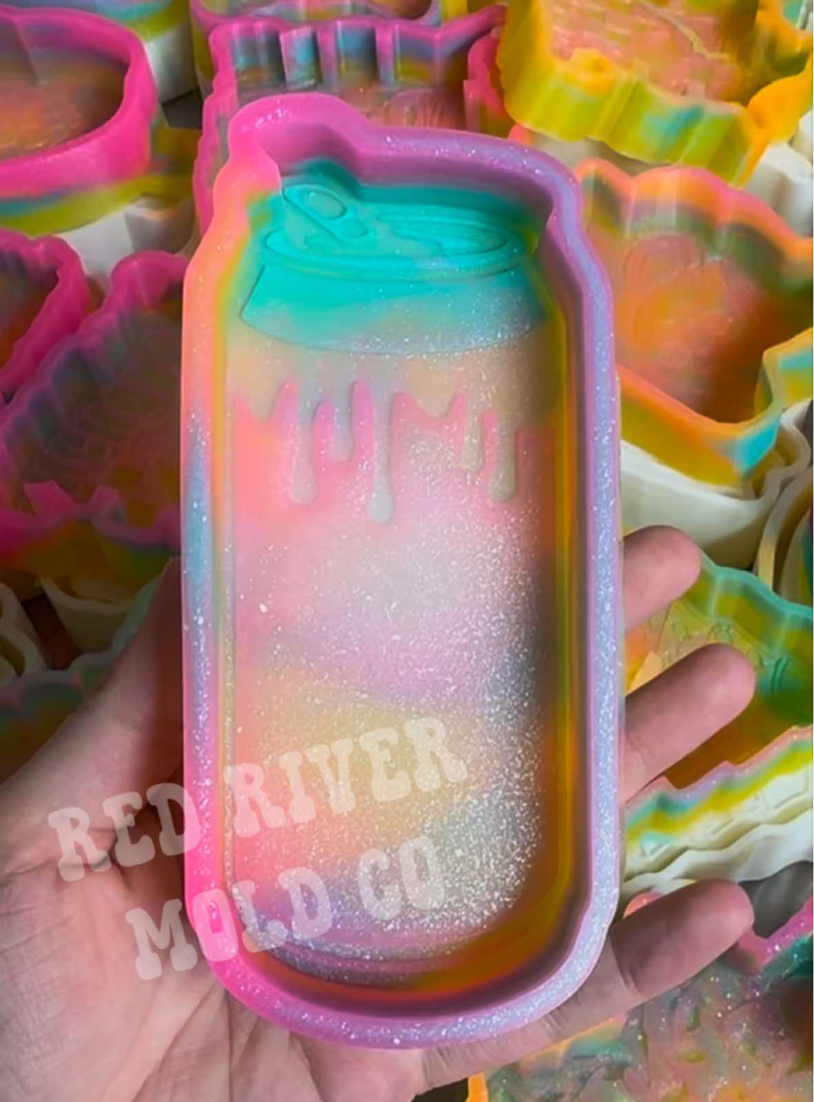 Drip Can Silicone Freshie Mold - Red River Mold Co
