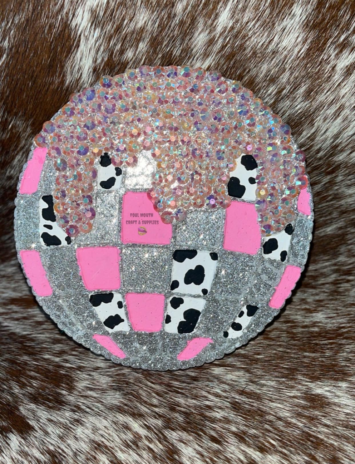 Drippy Disco Ball Silicone Freshie Mold RRMC Exclusive - Red River Mold Co