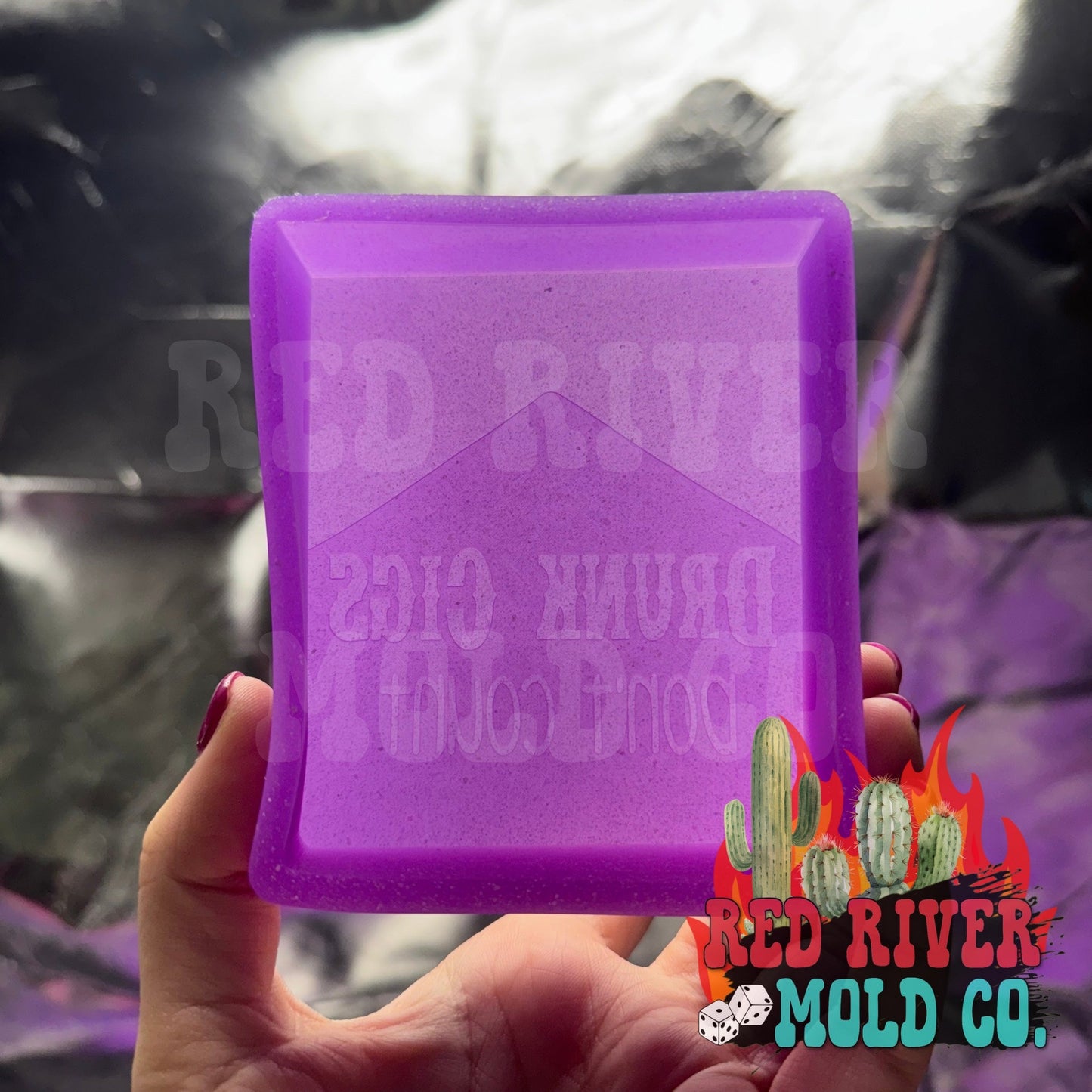 Drunk Cigs Don't Count Cig Box Silicone Freshie Mold - Red River Mold Co