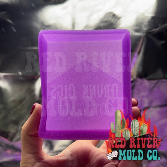 Drunk Cigs Don't Count Cig Box Silicone Freshie Mold - Red River Mold Co